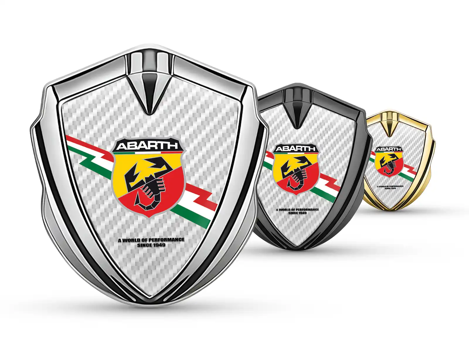 Fiat Abarth Emblem Metall Abzeichen Max Stil Solides Metall